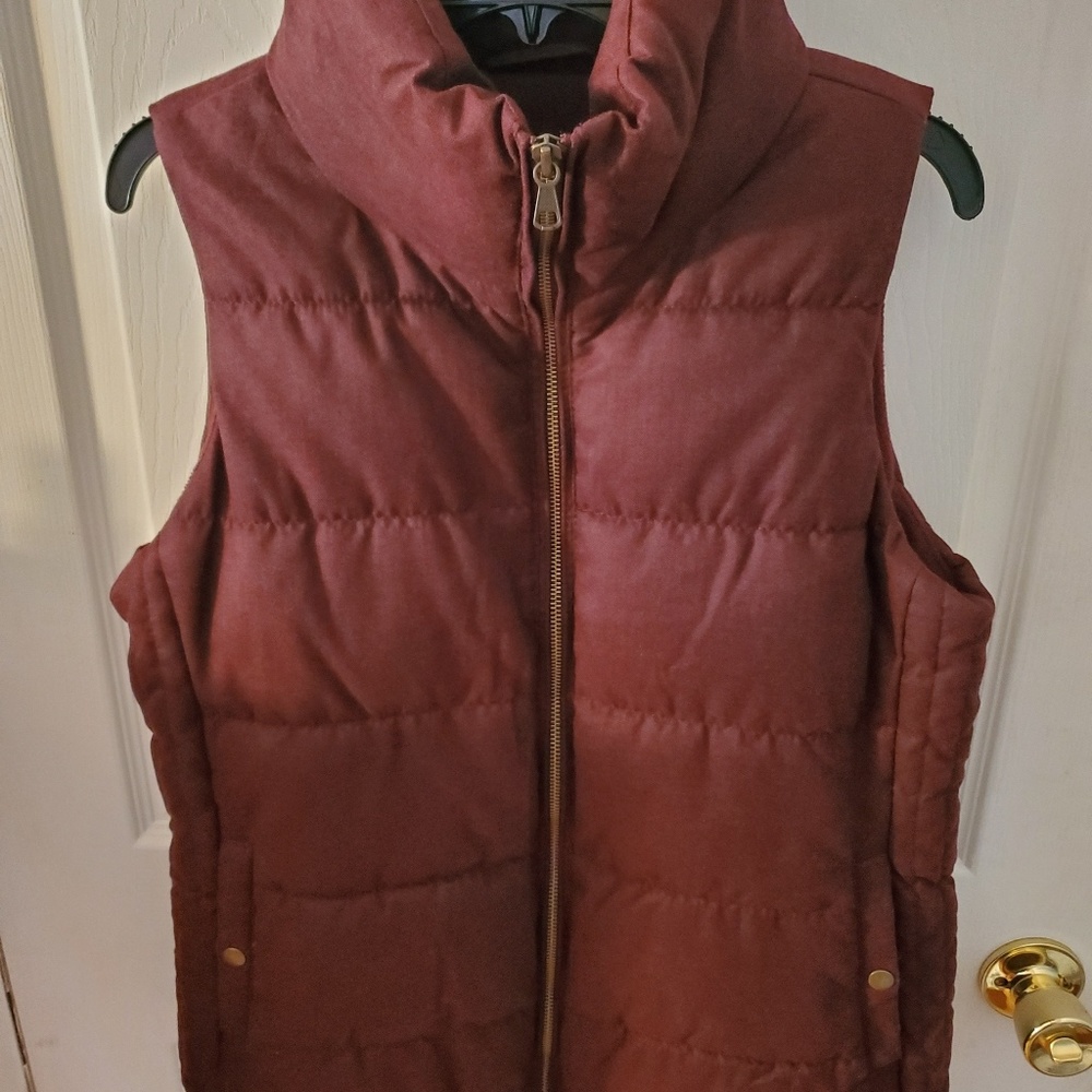 Old Navy burgundy vest